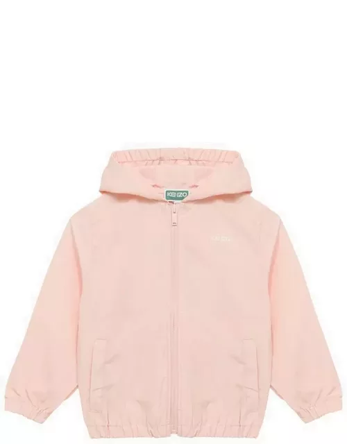 Light pink jacket with logo