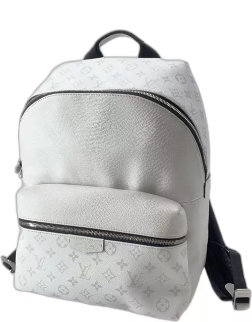 Louis Vuitton White Taiga Leather Monogram Discovery Backpack