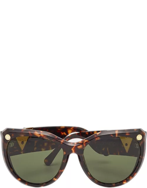 Louis Vuitton Brown Tortoise Z0904W My Fair Lady Sunglasse