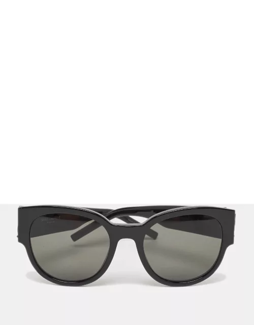 Saint Laurent Black SLM19 Wayfarer Sunglasse