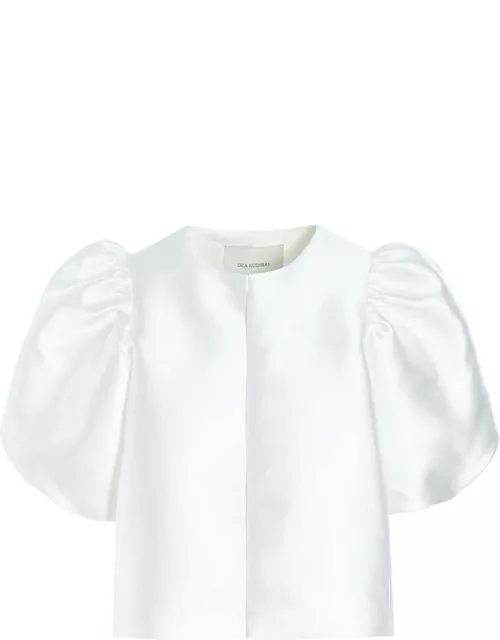 DEA KUDIBAL Operinadea Puff Sleeve Jacket - Natural White