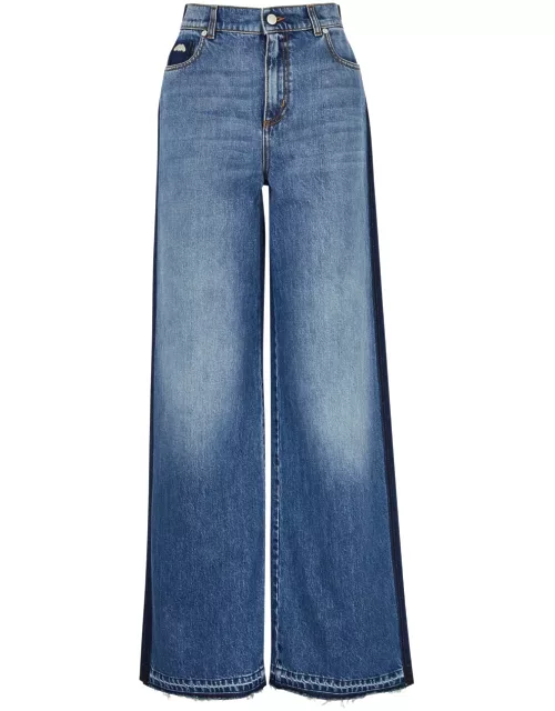 Alexander Mcqueen Wide-leg Jeans - Denim - 28 (W28 / UK10 / S)
