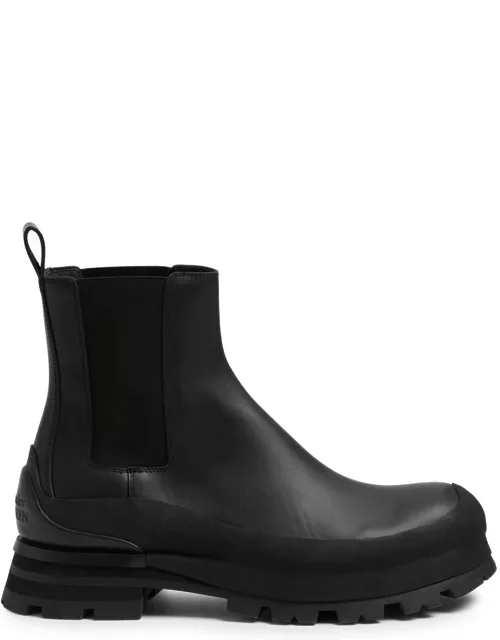 Alexander Mcqueen Wander Leather Chelsea Boots - Black - 40 (IT40 / UK6)