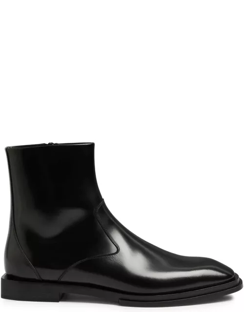 Alexander Mcqueen Leather Ankle Boots - Black - 40 (IT40 / UK6)