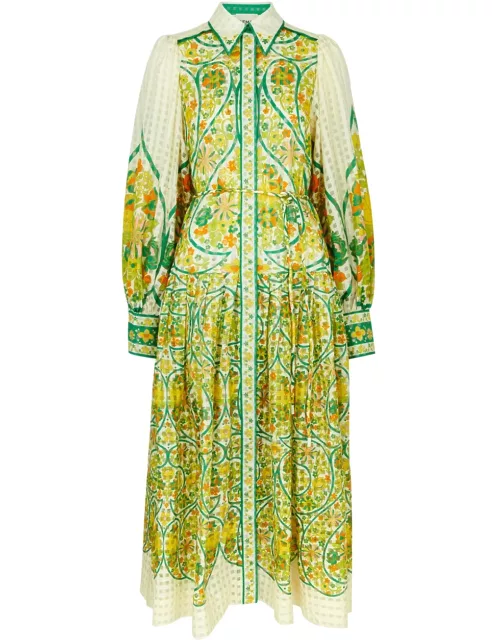Alemais Rhonda Printed Cotton-blend Shirt Dress - Multicoloured - 6 (UK6 / XS)