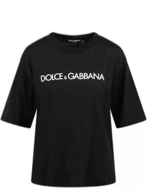 Dolce & Gabbana Logo-print Cotton T-shirt