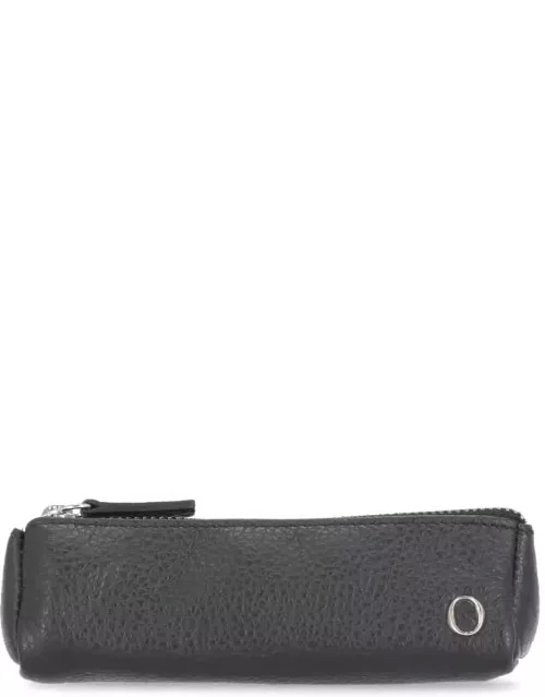 Orciani Micron Leather Coin Case
