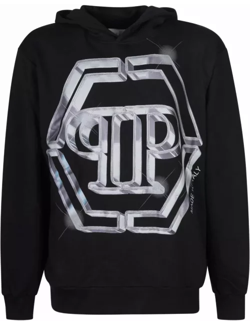 Philipp Plein Pp Glass Hooded Sweatshirt