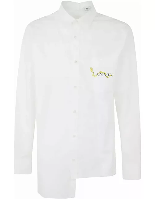 Lanvin Cny Long Sleeve Asymmetric Shirt