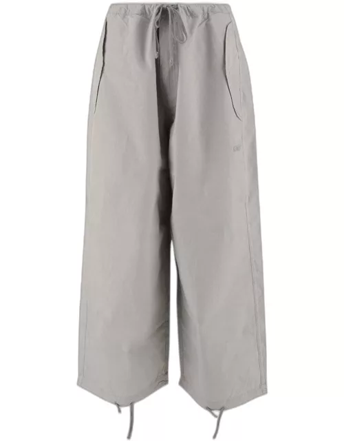 Autry Grey Cotton Sports Trouser