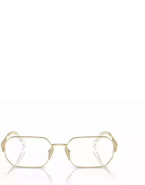 Prada Eyewear Pr A53v Pale Gold Glasse
