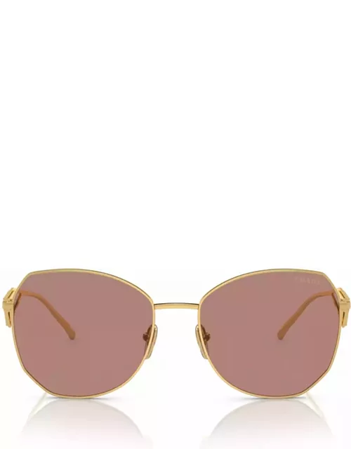 Prada Eyewear Pr 57ys Gold Sunglasse