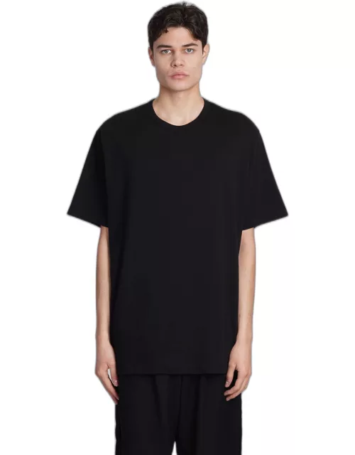 Yohji Yamamoto T-shirt In Black Cotton
