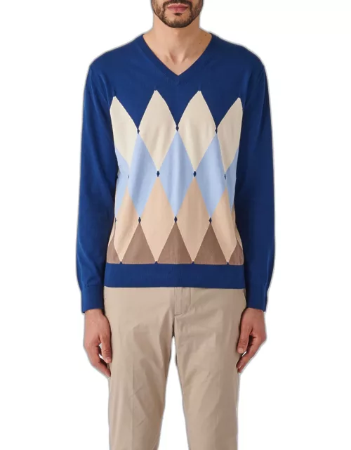 Ballantyne V Neck Pullover Sweater