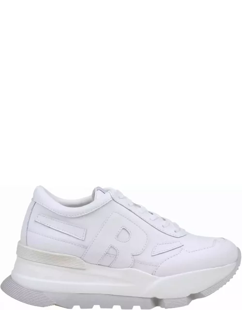 Ruco Line White Leather Sneaker
