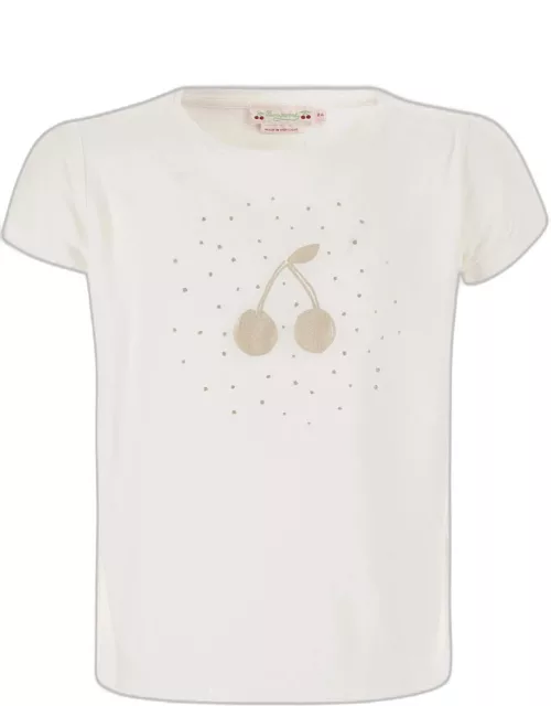 Bonpoint Cotton T-shirt With Logo
