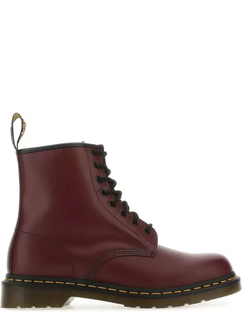 Dr. Martens Burgundy Leather 1460 Ankle Boot