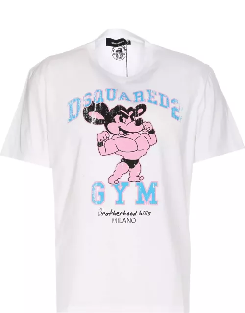 Dsquared2 Cotton T-shirt With Frontal Logo