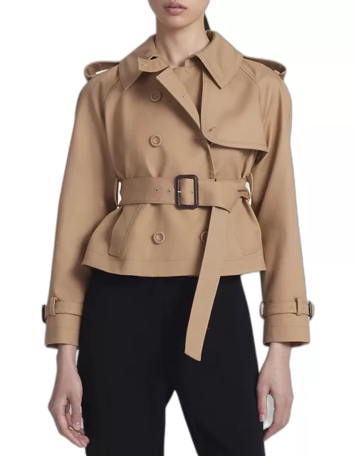 Corday Belted Short Trench Coat