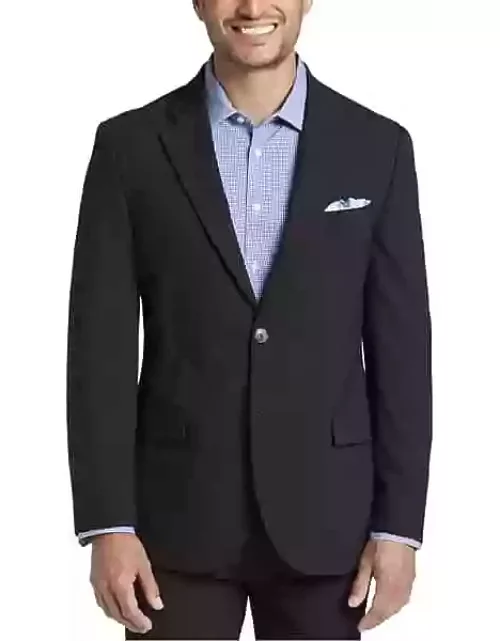 Nautica Men's Modern Fit Suit Black Solid