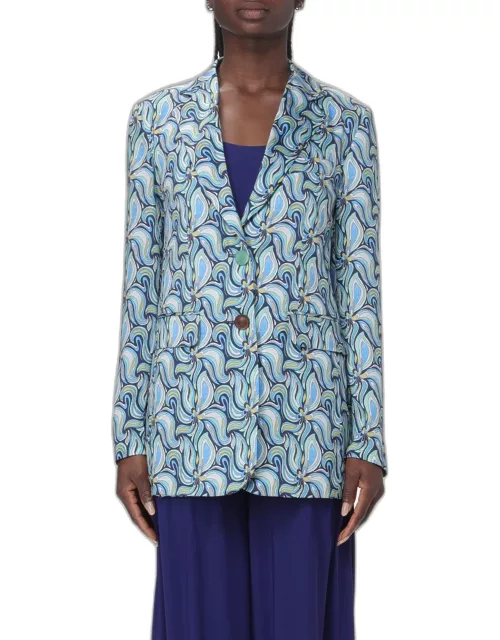 Jacket MALIPARMI Woman color Gnawed Blue