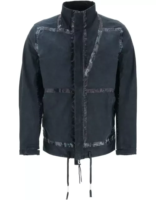 BORIS BIDJAN SABERI reversible outdoor cotton technical jacket