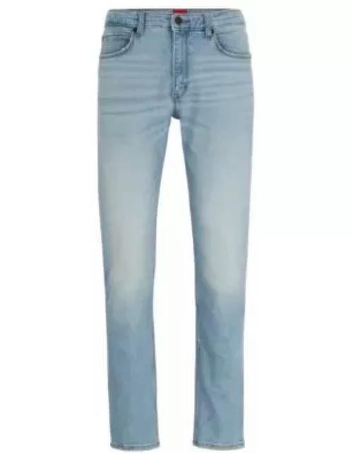 Extra-slim-fit jeans in blue stretch denim- Light Blue Men's Jean