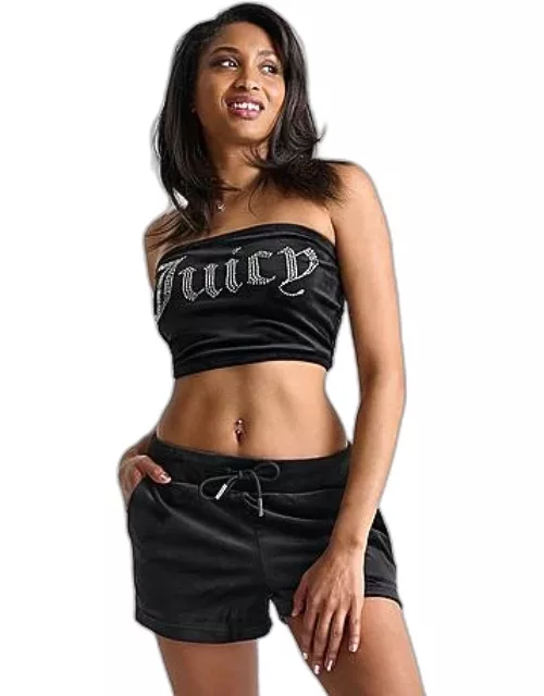 Women's Juicy Couture OG Bling Tube Top