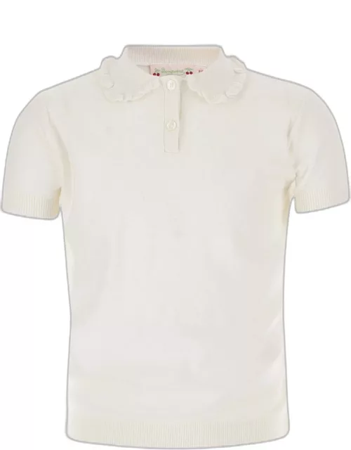 Bonpoint Cotton And Linen Polo Shirt