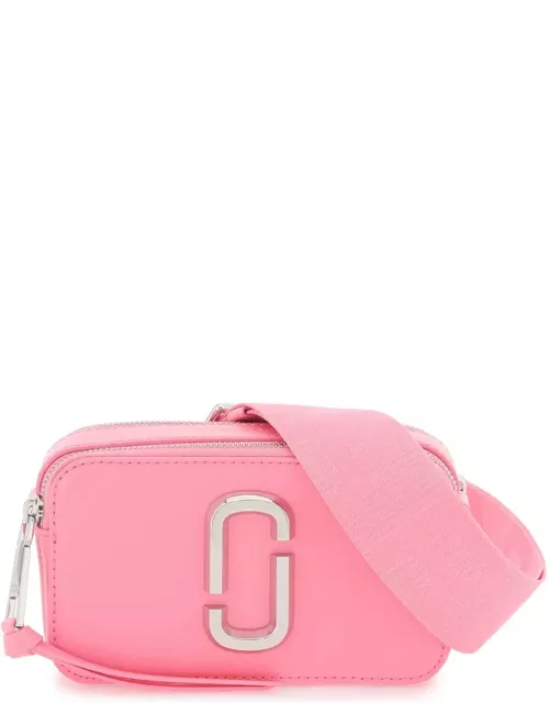 Marc Jacobs The Snapshot Shoulder Bag In Rose-pink Leather