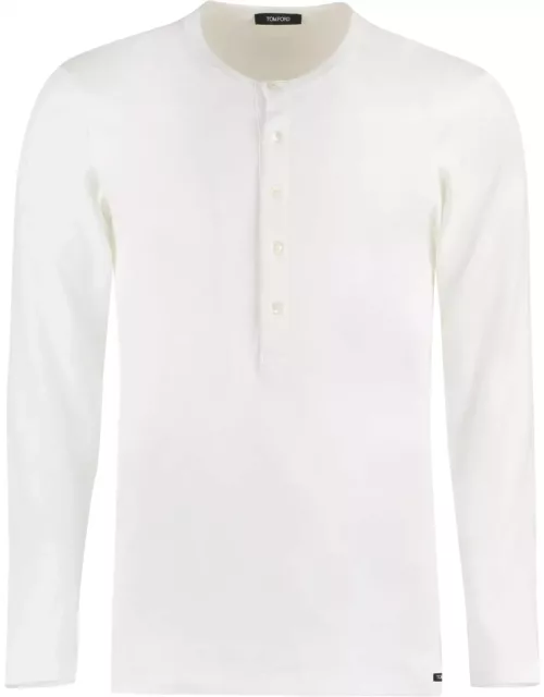 Tom Ford Cotton Henley T-shirt