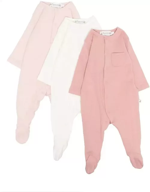 Bonpoint Cosima Pajamas Set In Faded Pink
