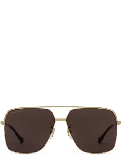 Gucci Eyewear Gg1099sa Gold Sunglasse
