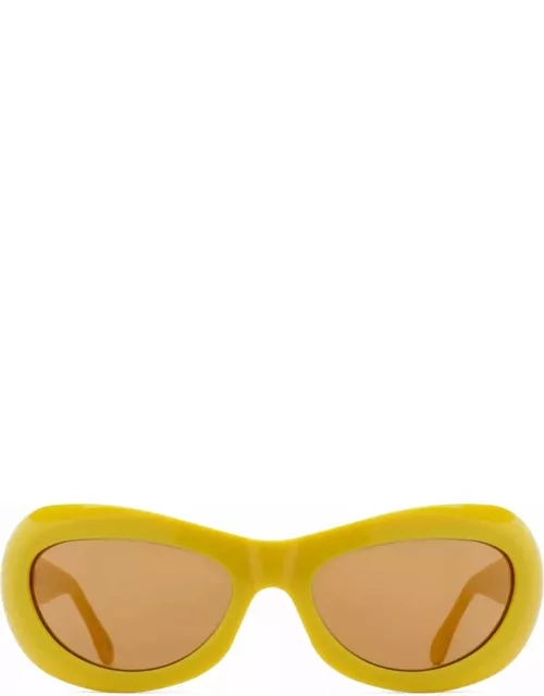 Marni Eyewear Field Of Rushes Yellow Sunglasse