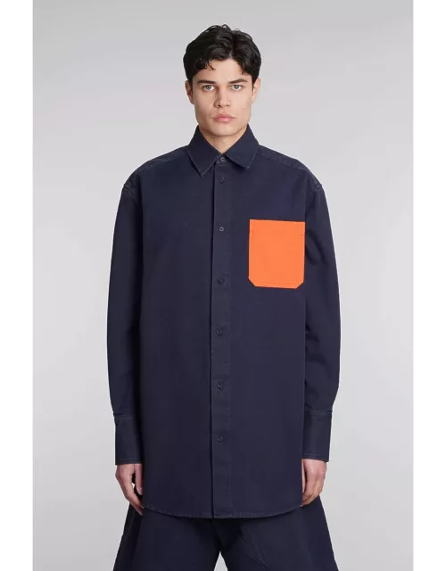 J.W. Anderson Shirt In Blue Cotton