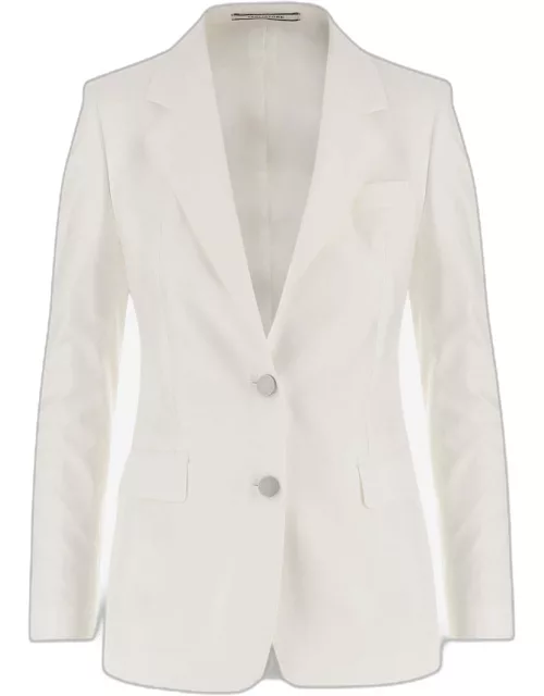 Tagliatore Single-breasted Cotton Blend Jacket