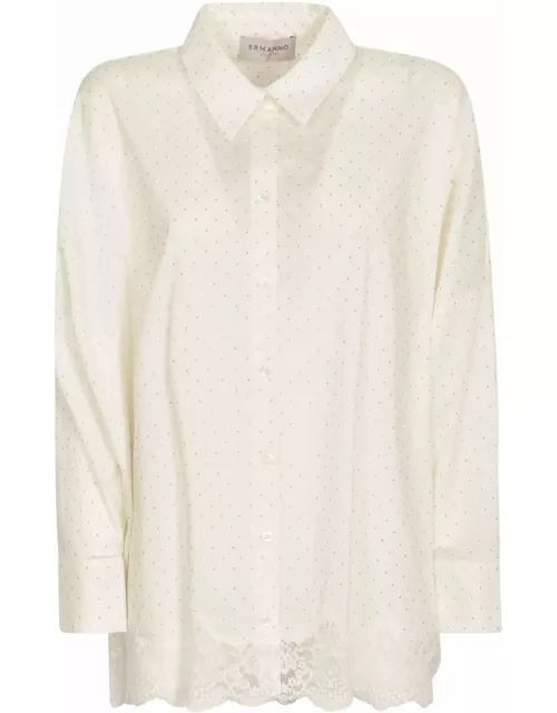 Ermanno Firenze Embellished Long-sleeved Shirt