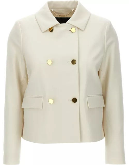 Kiton Cropped Double-breasted Jacket