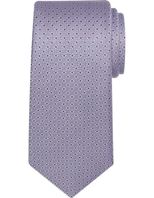 JoS. A. Bank Men's Traveler Collection Diamond Dot Tie, Lilac, One