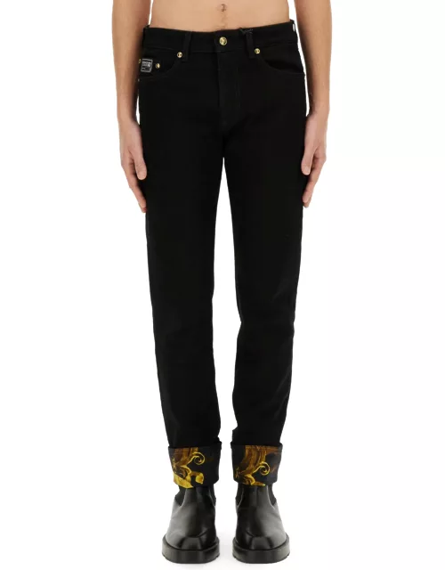 versace jeans couture jeans with print
