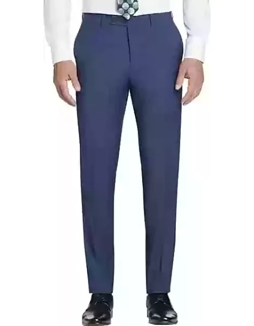 Awearness Kenneth Cole CHILLFLEX Slim Fit Men's Suit Separates Pants Blue/Postman