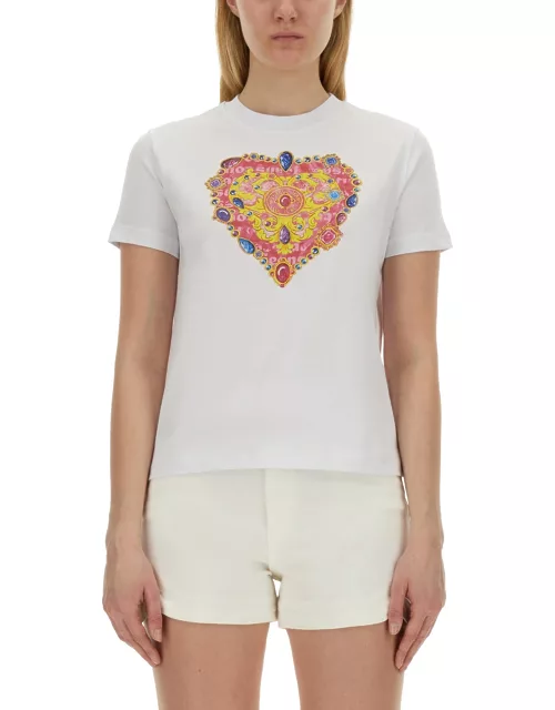 versace jeans couture t-shirt "heart"