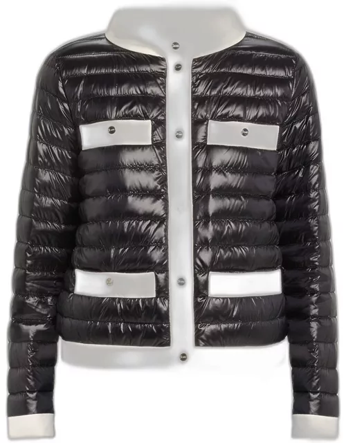 Nylon Ultralight Water-Resistant Contrasting Matte Trim Puffer Jacket