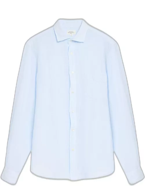 Men's Paul Linen Button-Front Shirt