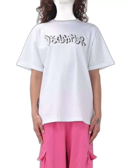 T-Shirt DISCLAIMER Woman colour White