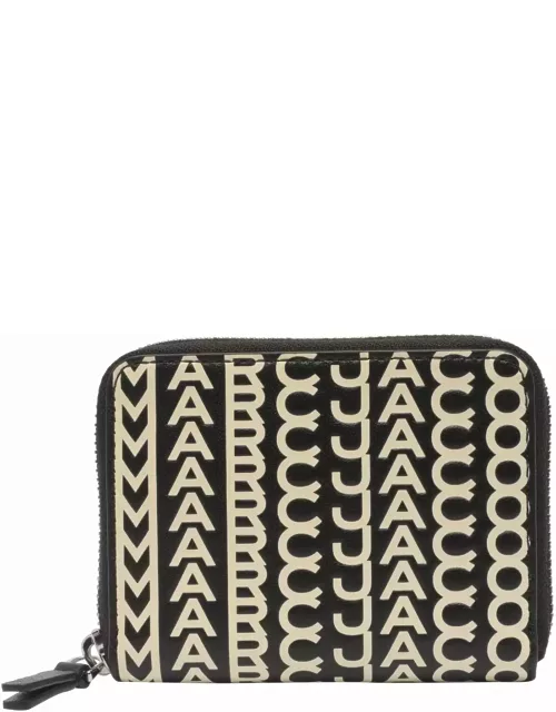 Marc Jacobs The Monogram Leather Zip Around Wallet