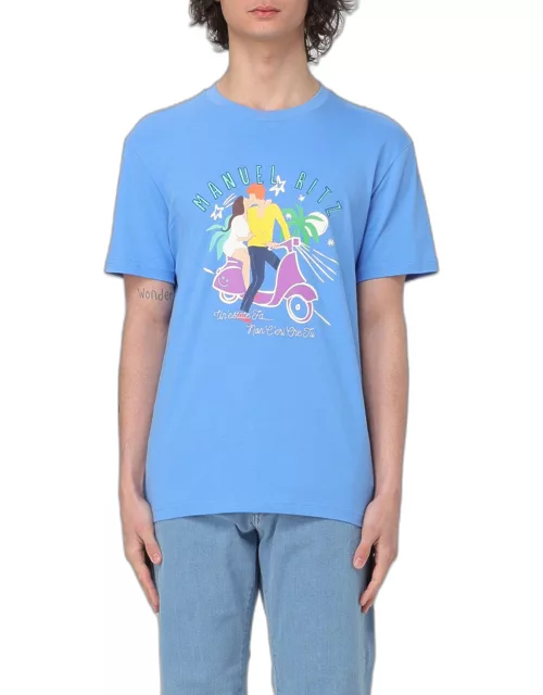 T-Shirt MANUEL RITZ Men colour Gnawed Blue