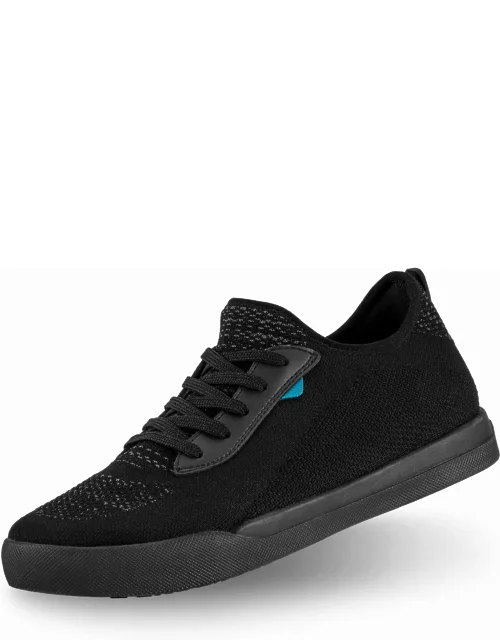 Vessi Waterproof - Knit Sneaker Shoes - Asphalt Black on Black - Men's Weekend - Asphalt Black on Black