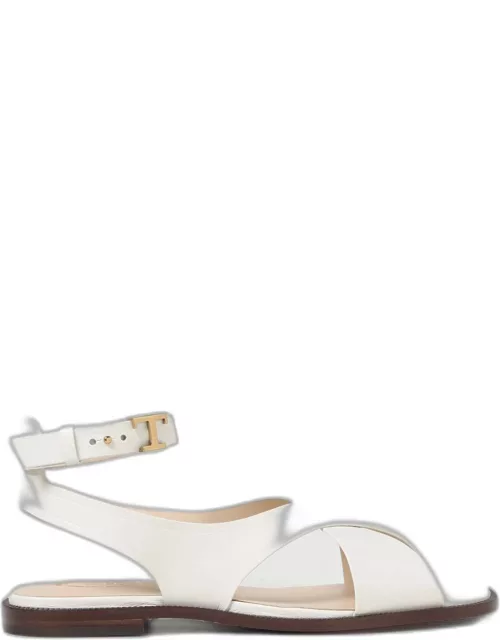Flat Sandals TOD'S Woman colour White