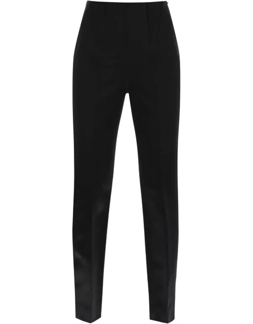 SPORTMAX netted pants with reinforced